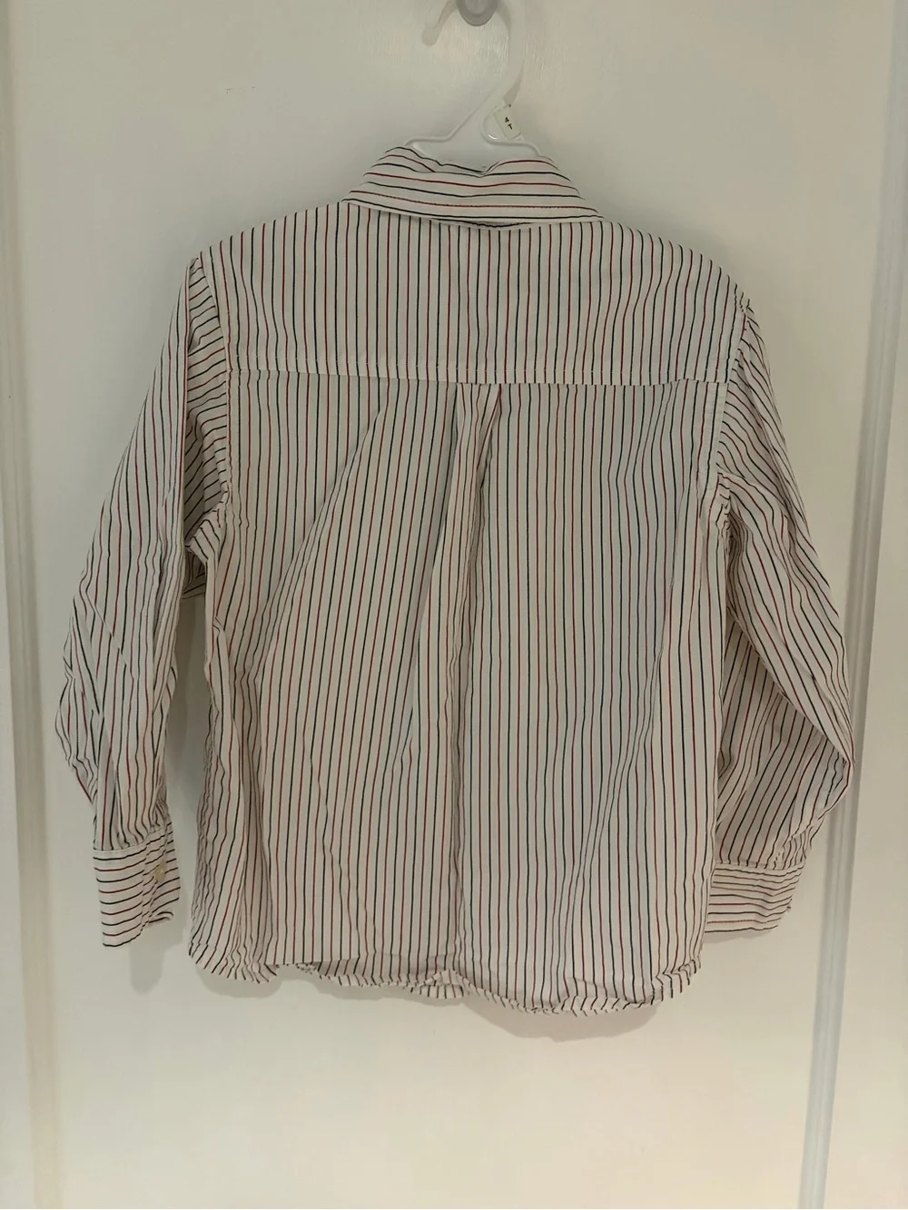 Boys Size 4 Red, White, and Blue Gymboree Long Sleeve Dress Shirt